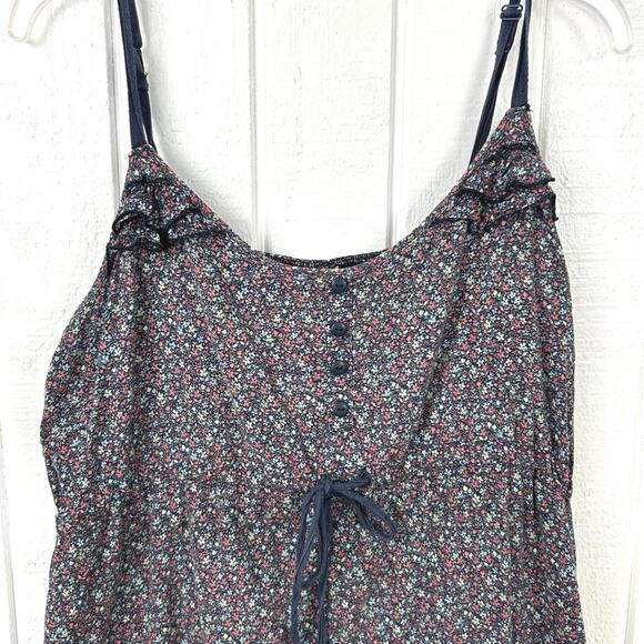 Mossimo Target Women Sleeveless Boho Hippie Babydoll Tank Top Mini Blue Size XXL - Picture 3 of 7